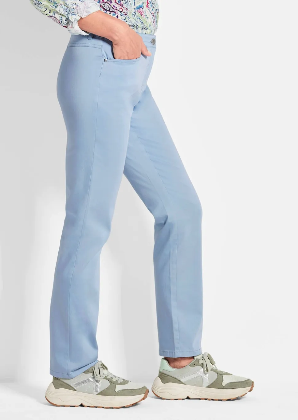 Satin-Baumwollhose LOUISA