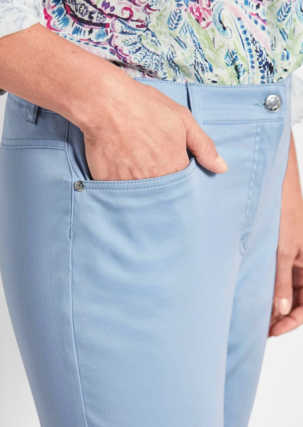 Satin-Baumwollhose LOUISA