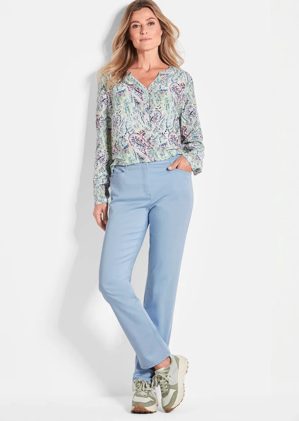 Satin-Baumwollhose LOUISA