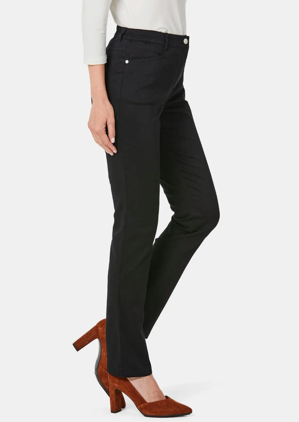Satin-Baumwollhose LOUISA
