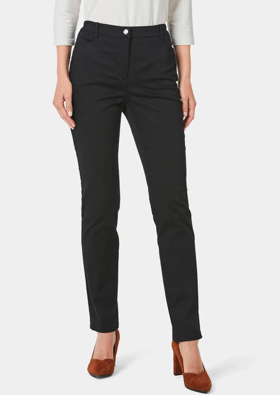 Satin-Baumwollhose LOUISA