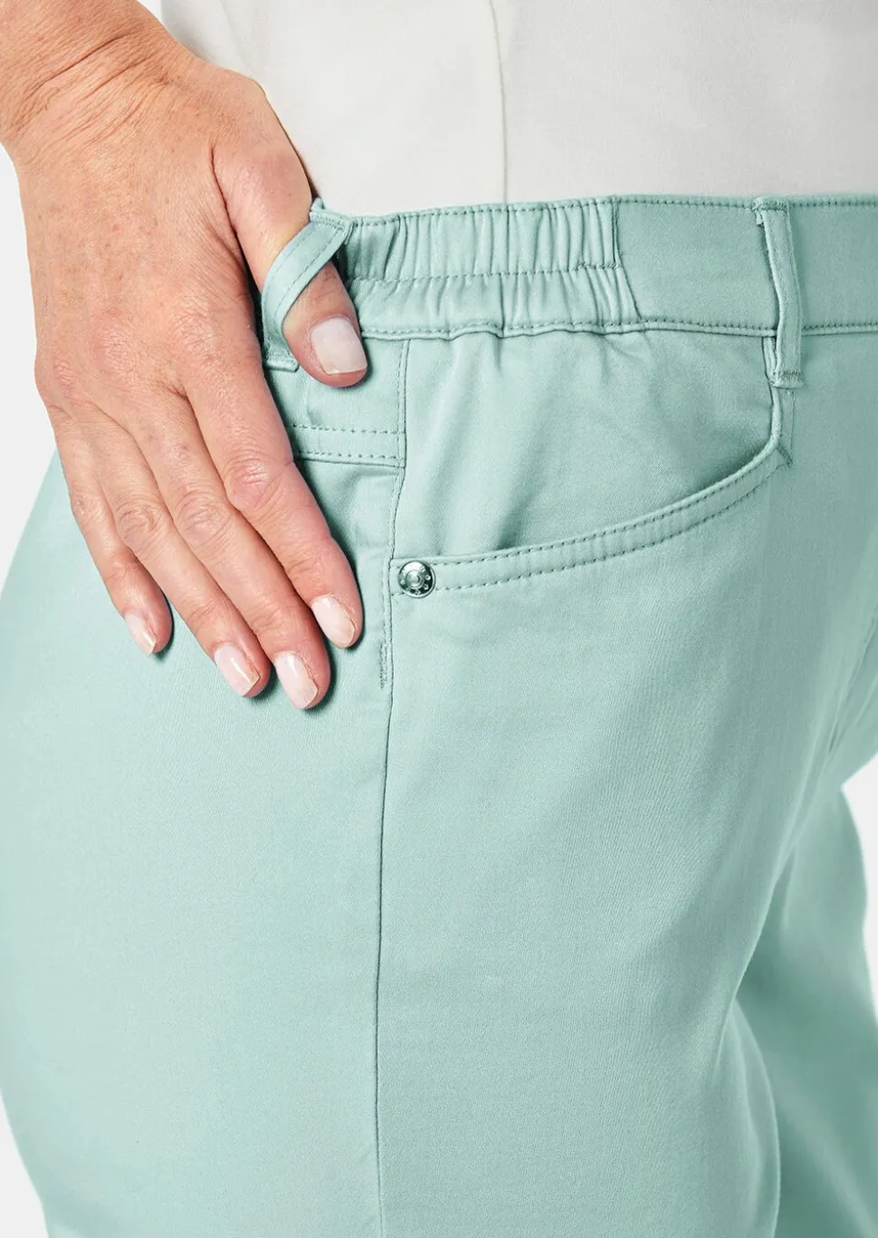 Satin-Baumwollhose LOUISA