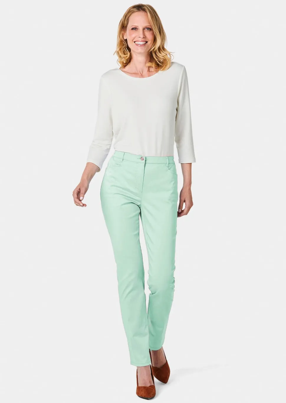 Satin-Baumwollhose LOUISA COMFORT+