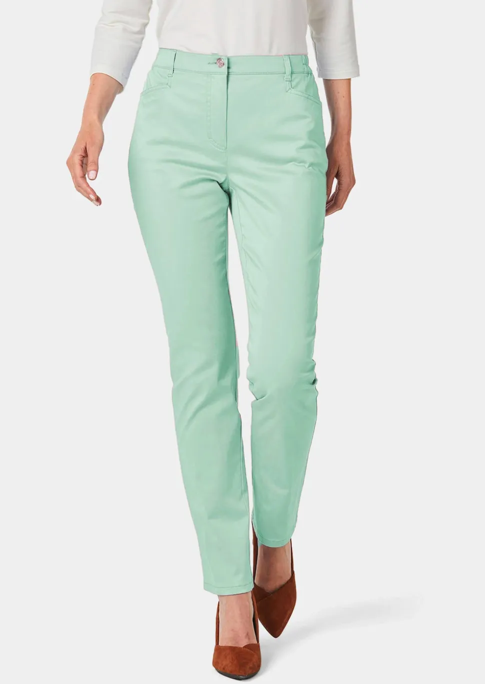 Satin-Baumwollhose LOUISA COMFORT+