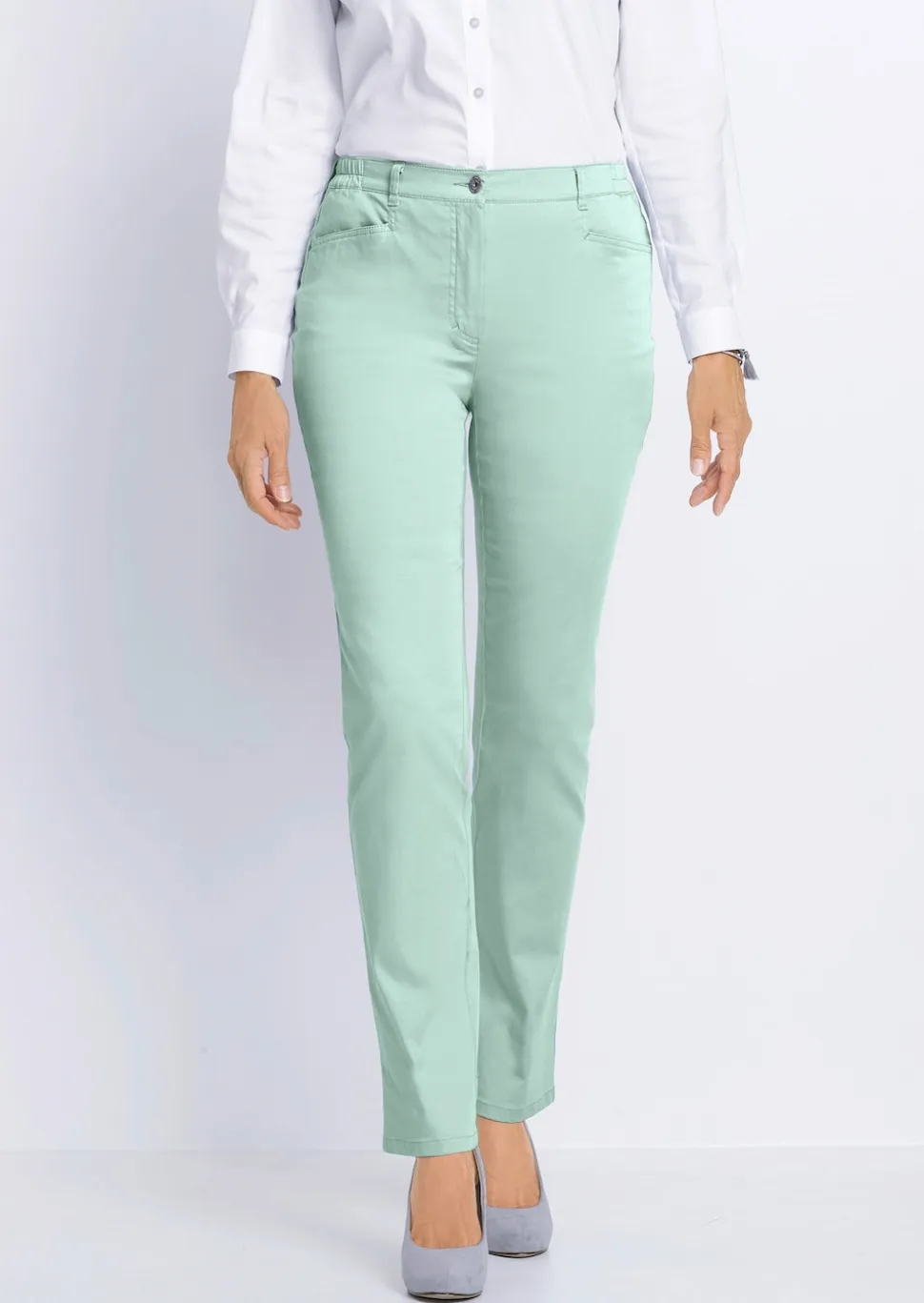 Satin-Baumwollhose LOUISA COMFORT+
