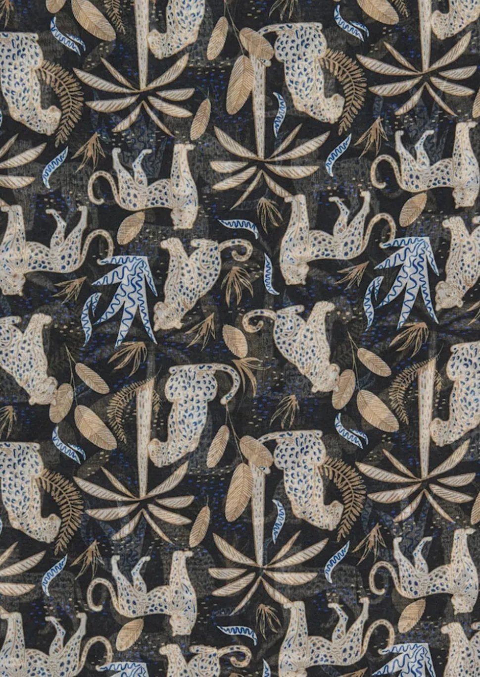 Schaltuch mit Leopardenmotiv