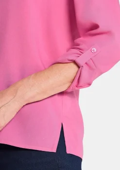 Schlupfbluse aus reiner Viskose