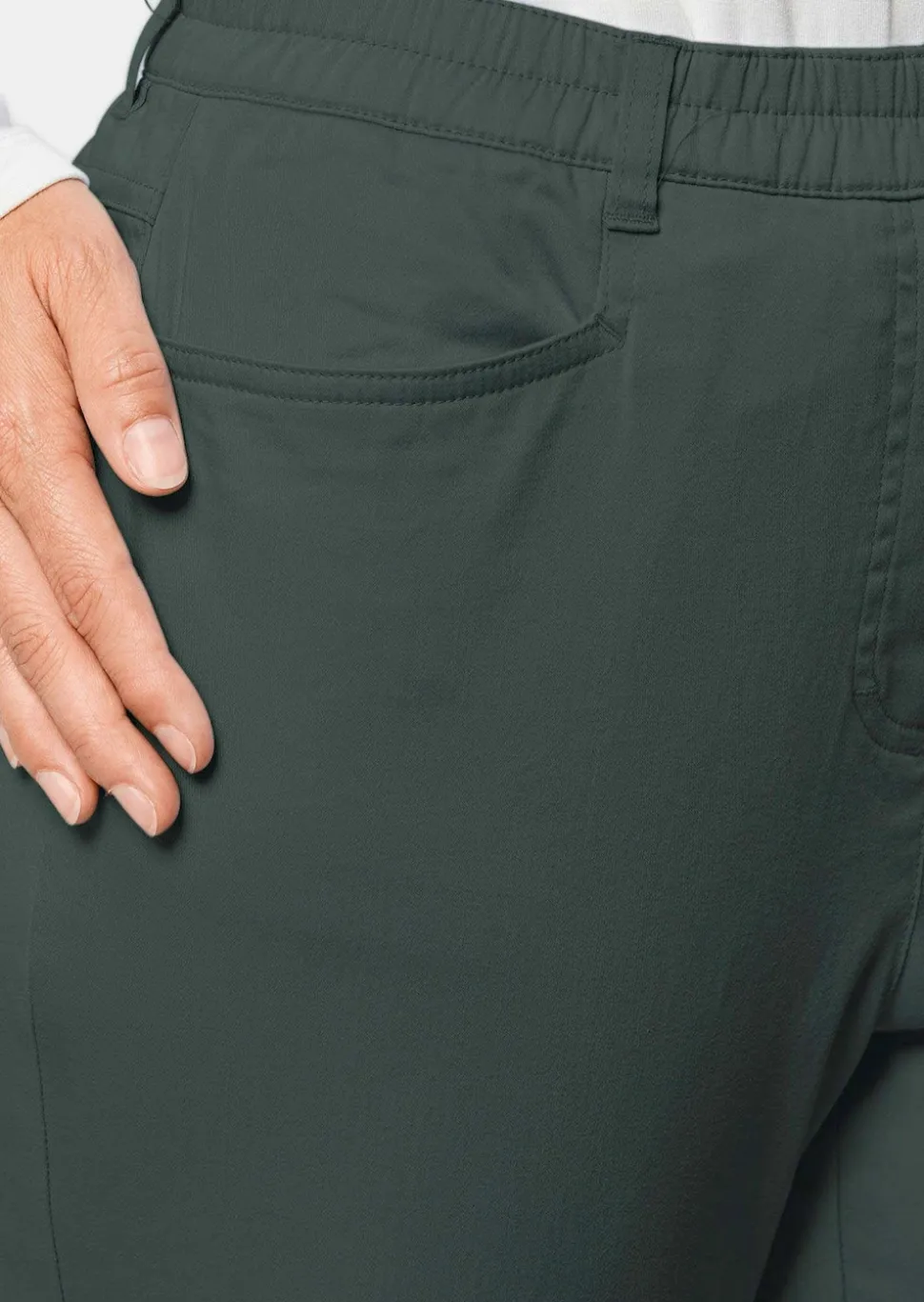 Schlupfhose LOUISA aus Baumwoll-Satin