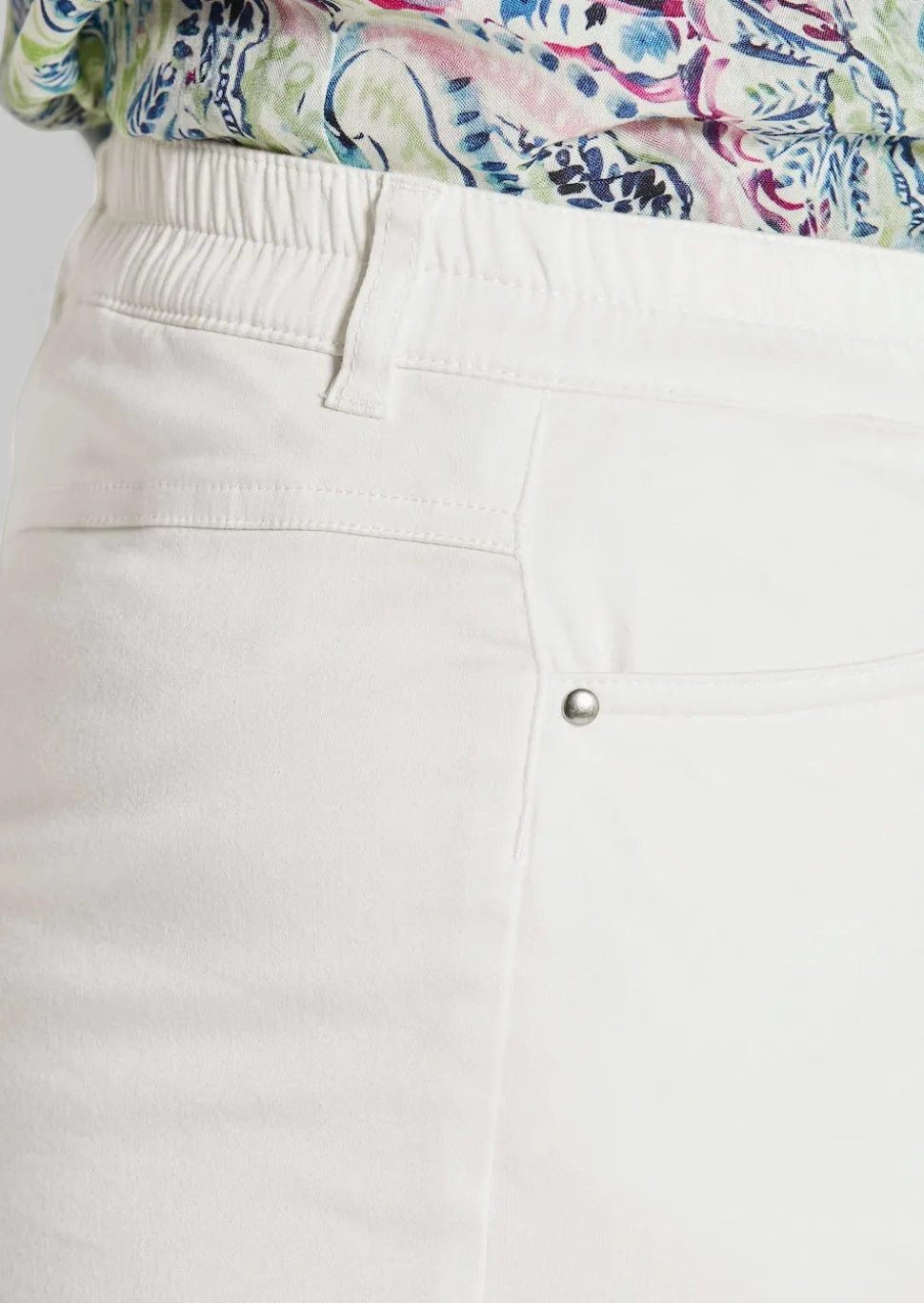 Schlupfhose LOUISA aus Baumwoll-Satin