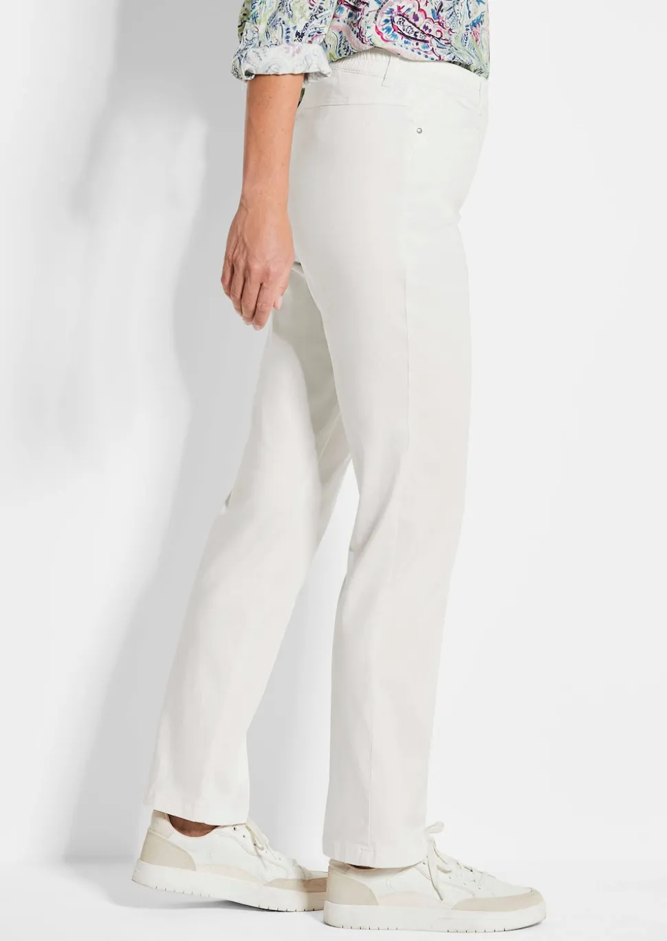 Schlupfhose LOUISA aus Baumwoll-Satin