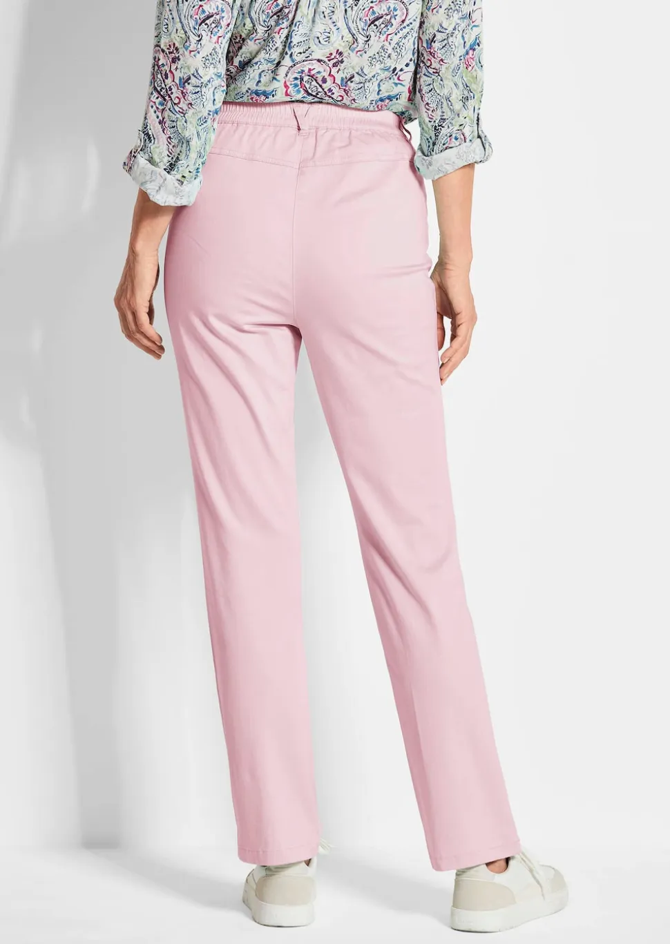 Schlupfhose LOUISA aus Baumwoll-Satin