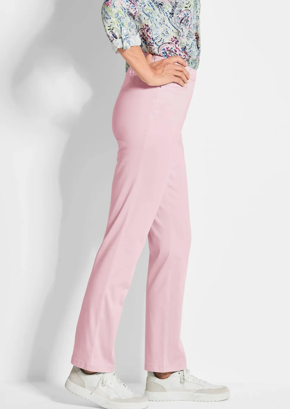 Schlupfhose LOUISA aus Baumwoll-Satin