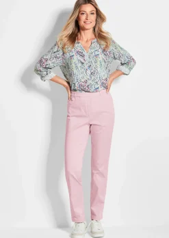 Schlupfhose LOUISA aus Baumwoll-Satin