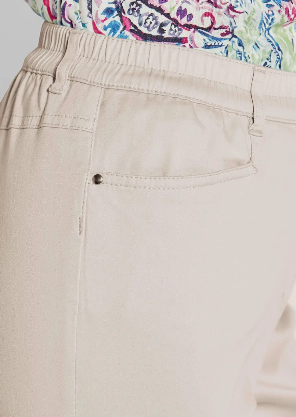 Schlupfhose LOUISA aus Baumwoll-Satin