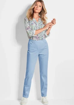Schlupfhose LOUISA aus Baumwoll-Satin