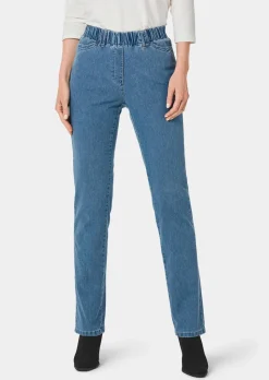 Schlupfjeans CARLA mit Glitzersteinen