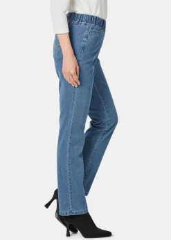 Schlupfjeans CARLA mit Glitzersteinen