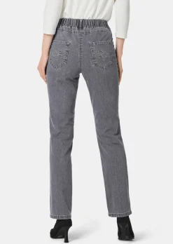 Schlupfjeans CARLA mit Glitzersteinen