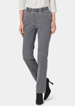 Schlupfjeans CARLA mit Glitzersteinen