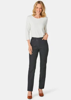 Schlupfjeans CARLA mit Glitzersteinen