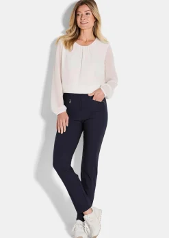 Schmale Bengalinhose LOUISA innen angeraut