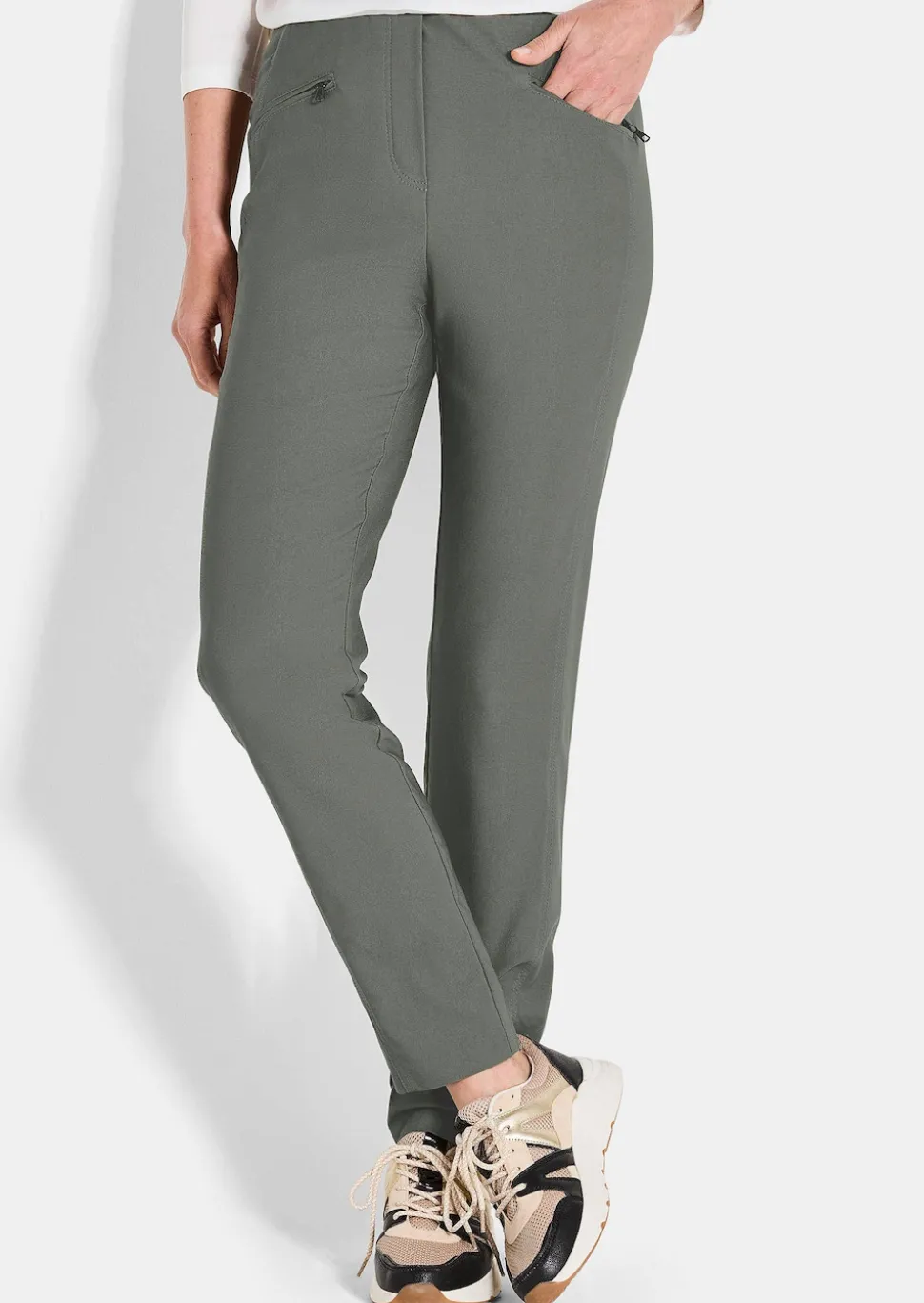 Schmale Bengalinhose LOUISA innen angeraut