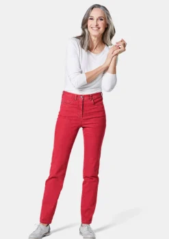 Schmale High-Stretch-Jeans LOUISA