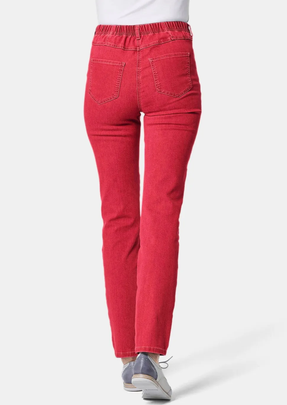 Schmale High-Stretch-Jeans LOUISA