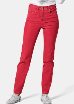 Schmale High-Stretch-Jeans LOUISA