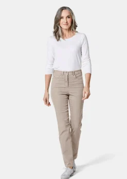 Schmale High-Stretch-Jeans LOUISA