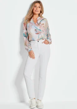 Schmale High-Stretch-Jeans LOUISA