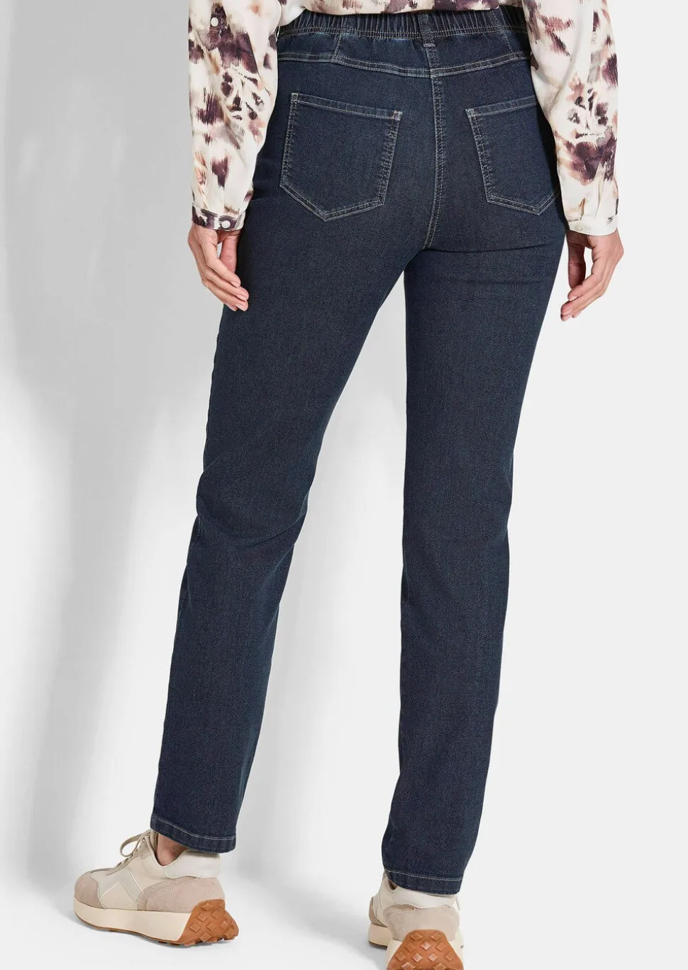 Schmale High-Stretch-Jeans LOUISA