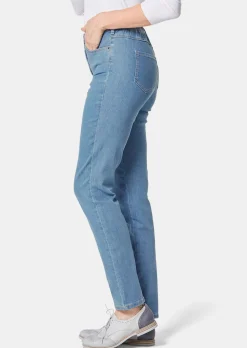 Schmale High-Stretch-Jeans LOUISA