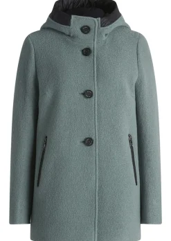 Schurwolljacke in modischer A-Linie