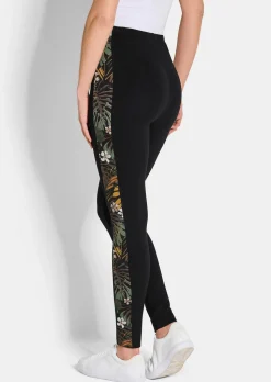 Seidig glänzende Leggings im Doppelpack