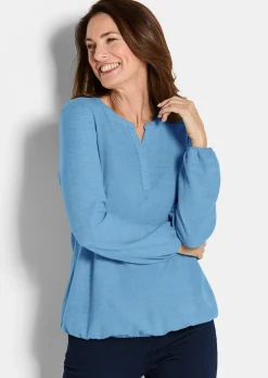 Shirt aus flauschigem Jersey