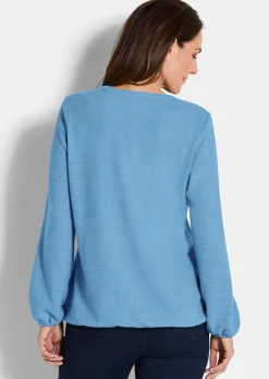 Shirt aus flauschigem Jersey