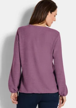 Shirt aus flauschigem Jersey