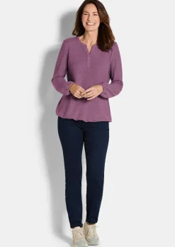 Shirt aus flauschigem Jersey