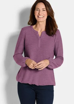 Shirt aus flauschigem Jersey
