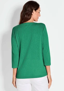 Shirt aus luftigem Viskosejersey