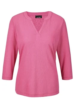 Shirt aus luftigem Viskosejersey