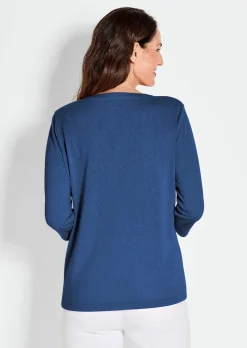 Shirt aus luftigem Viskosejersey