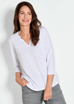 Shirt aus luftigem Viskosejersey