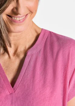 Shirt aus luftigem Viskosejersey
