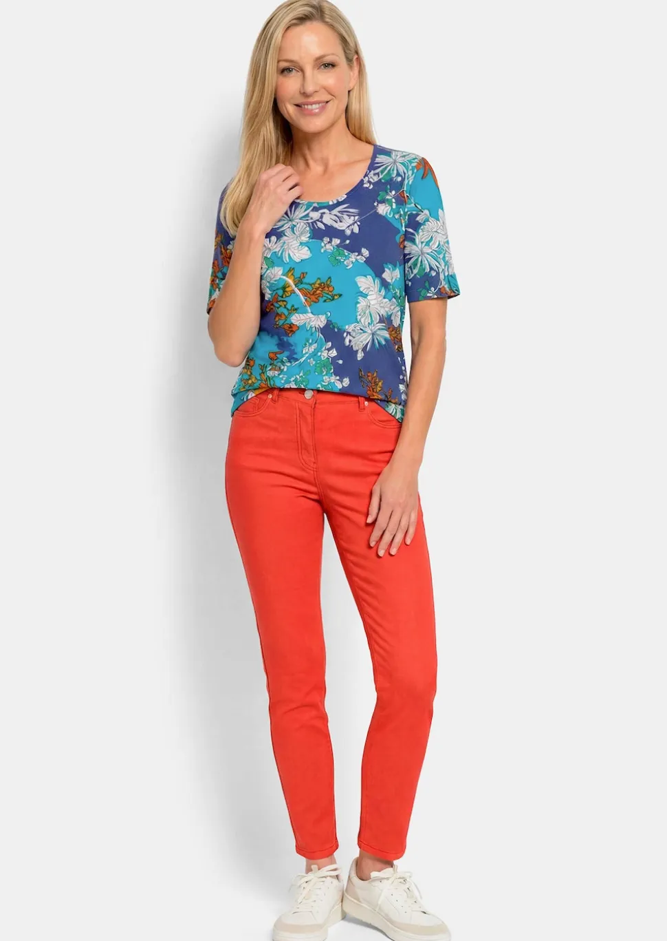 Shirt aus softer Baumwollmischung