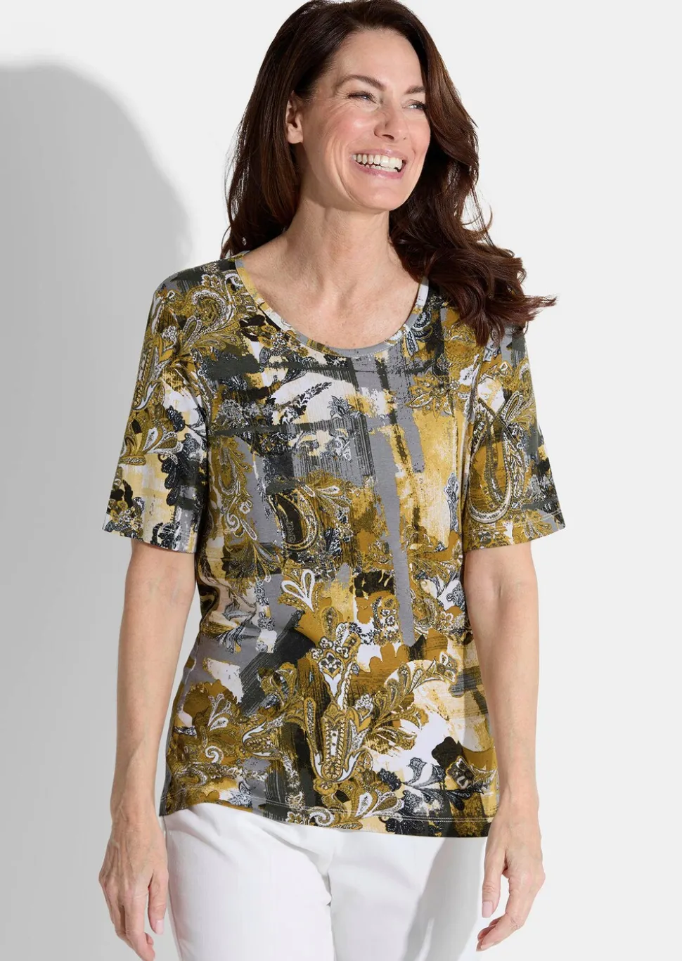 Shirt aus Viskose-Jersey