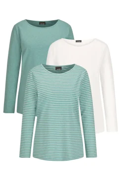Shirt im 3er-Pack aus Baumwolljersey
