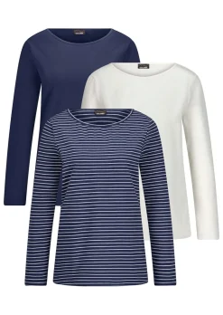 Shirt im 3er-Pack aus Baumwolljersey