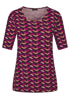 Shirt in geometrischem Print